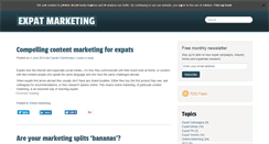 Desktop Screenshot of expatmarketing.com
